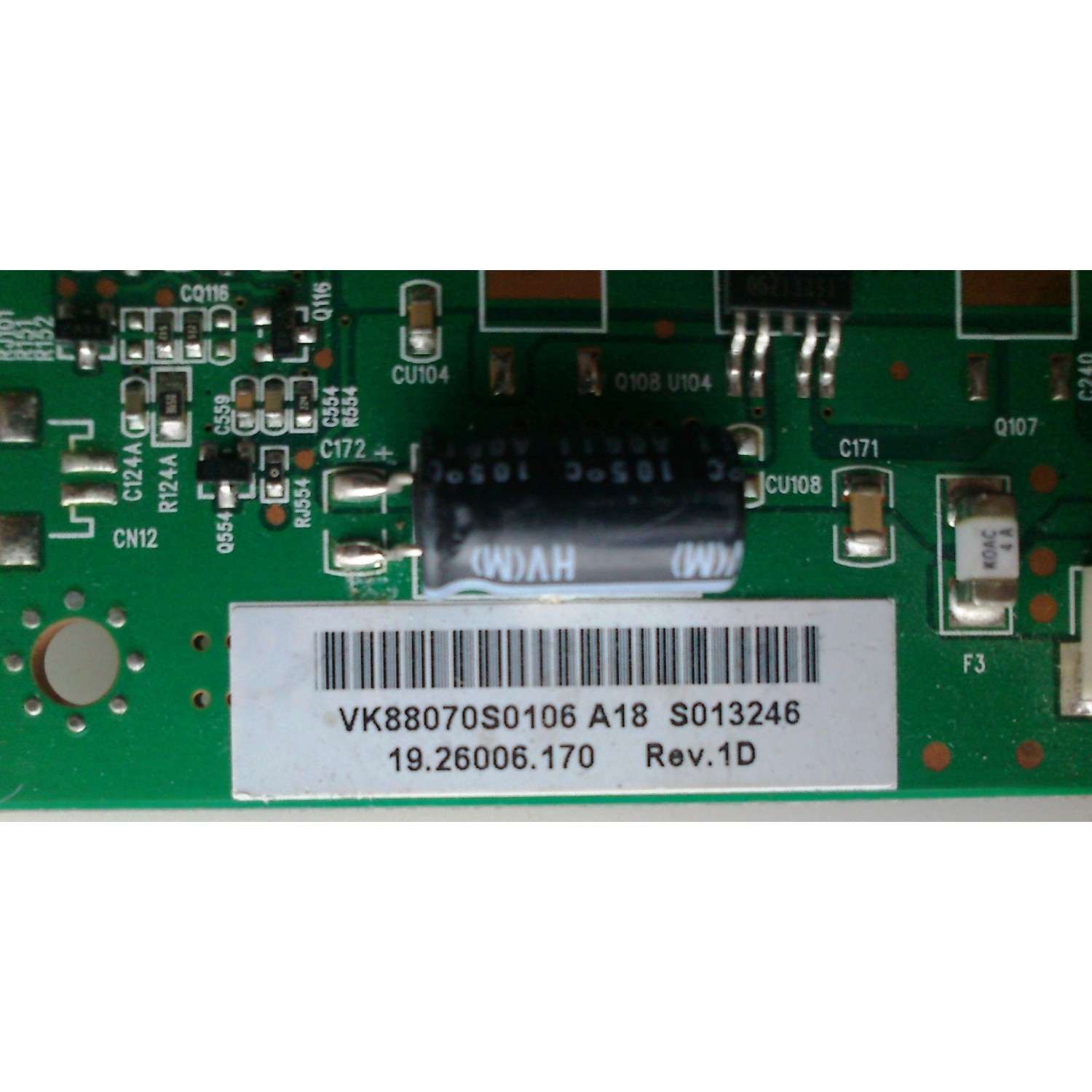 MAIN PARA TV VIZIO / NUMERO DE PARTE 6M03A0001X00J / TE.MT5597.EC762 / 6M03M0003110R / PANEL V650DJ4-D03 REV.C1 / MODELO V655-H4 LBPFZZKW	 - Imagen 3